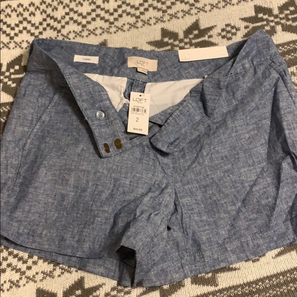 4” shorts from the Loft